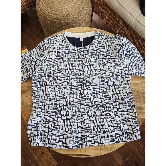 Chico's Hayden Blazer Jacket Women's Size 3/XL Navy Blue NWT - Picture 4 of 11